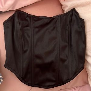 barely worn corset crop top